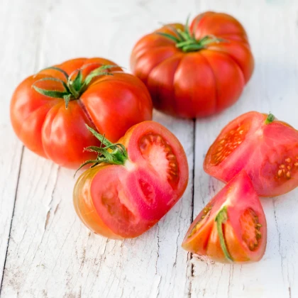 BIO Rajče Brandywine růžové - Solanum lycopersicum - bio semena rajčete - 6 ks