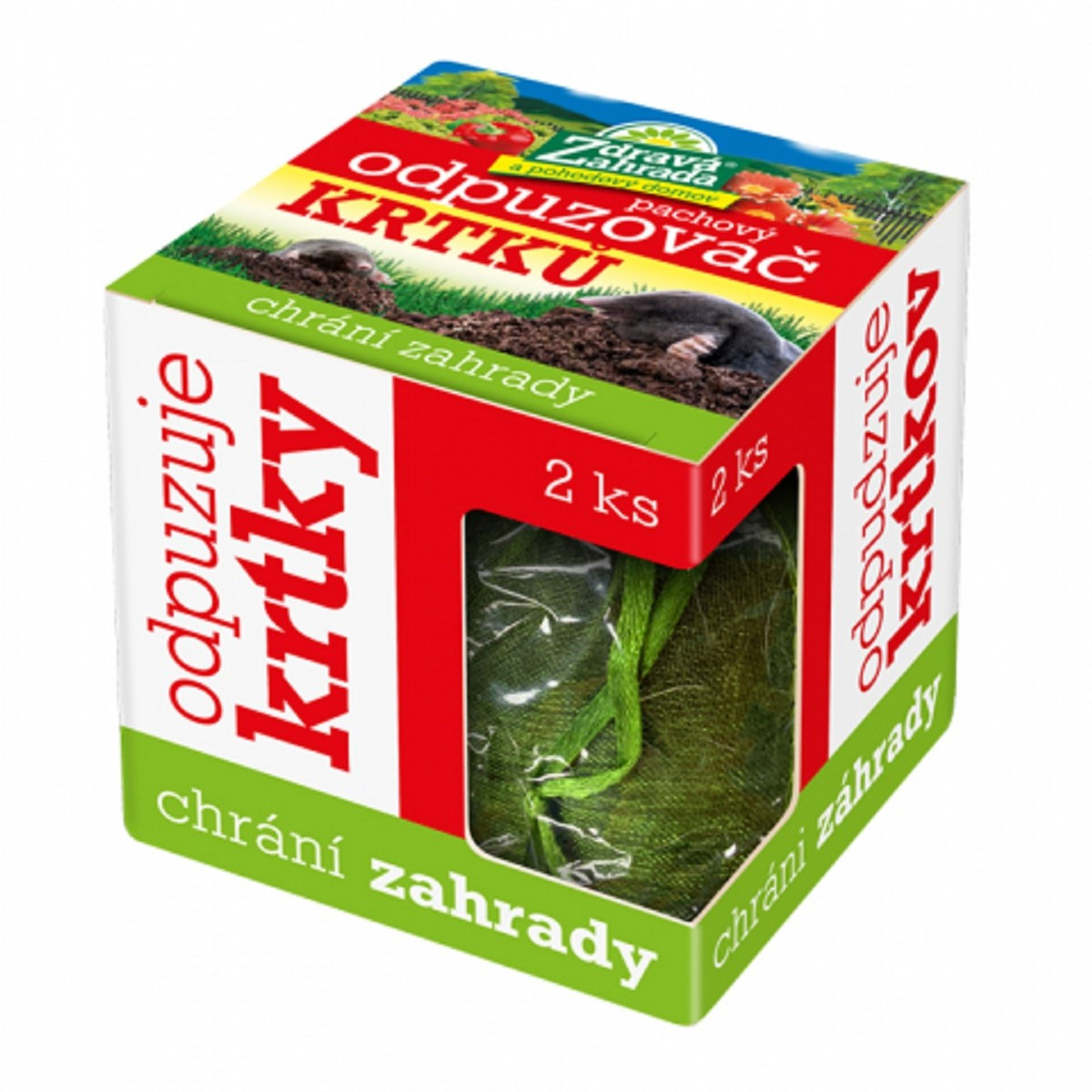 Pachový odpuzovač krtků - Zdravá zahrada - ochrana rostlin - 2 ks