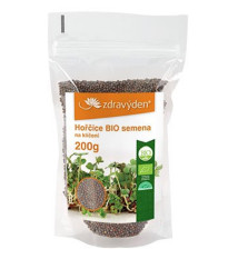 BIO Hořčice - Sinapis alba L. - bio semena na klíčení - 200 g
