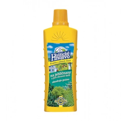 Hoštické hnojivo na jehličnany a okrasné keře - hnojivo - 500 ml
