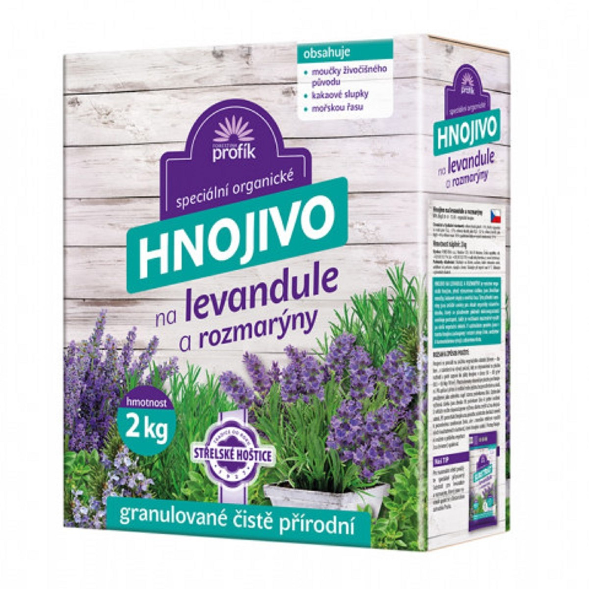 Hnojivo na levandule a rozmarýny - Forestina - hnojivo - 2 kg