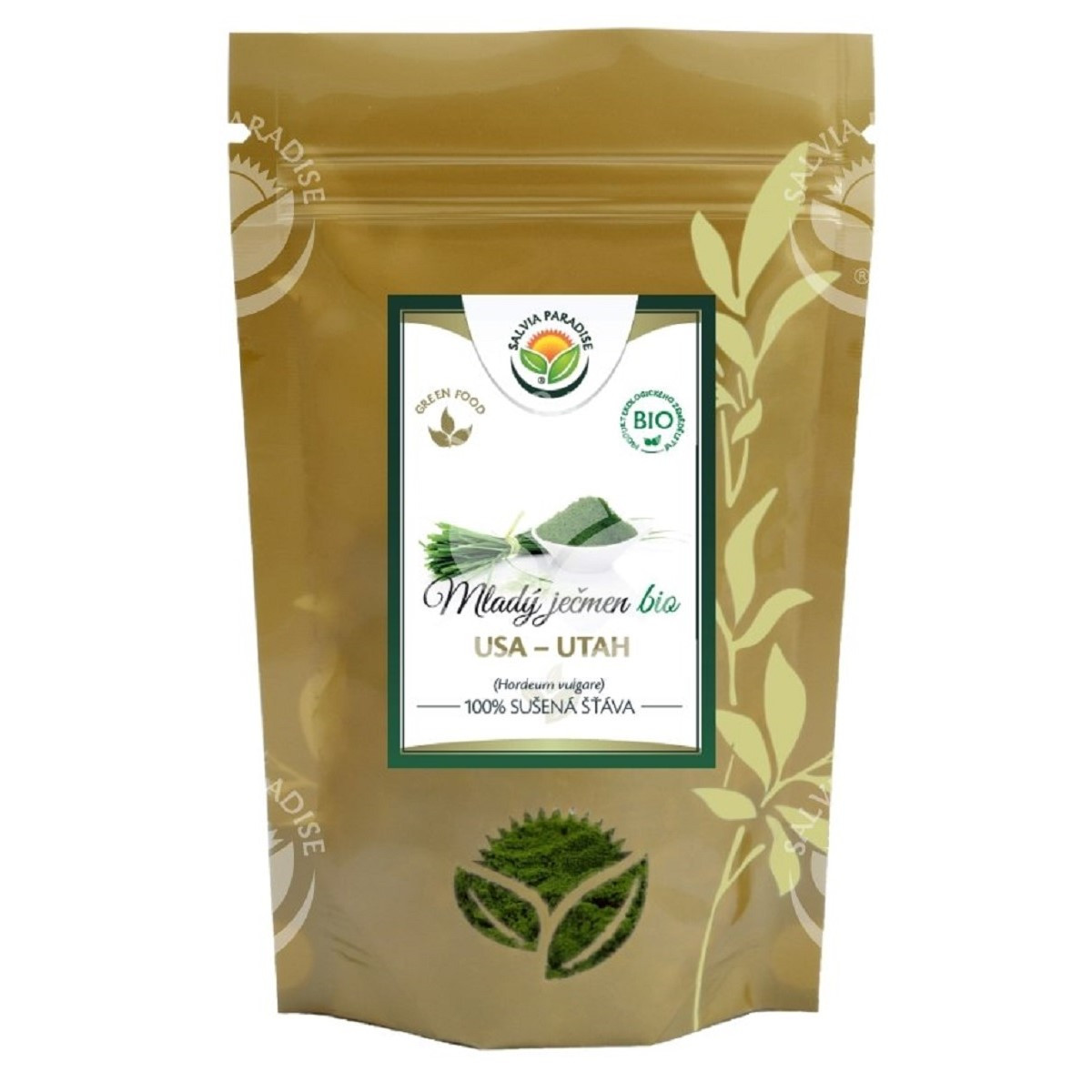 Mladý zelený ječmen BIO - Hordeium vulgare - sušená šťáva - bio kvalita - 50 g