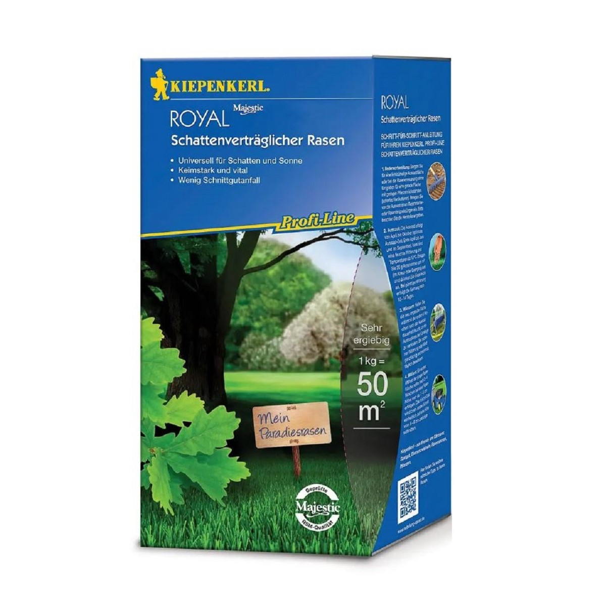 Trávník do stinných míst - semena Kiepenkerl - směs - 1 kg
