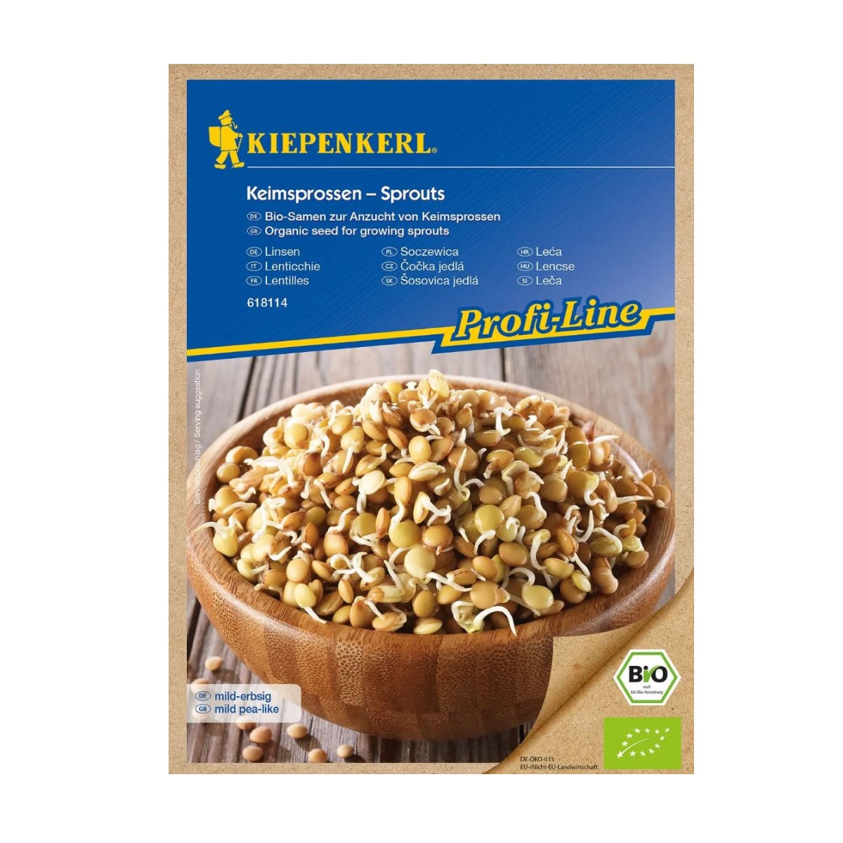 BIO Čočka - Lens culinaris - bio semena na klíčení - 60 g