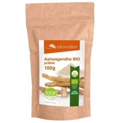 Ašvaganda BIO - Withania somnifera - mletý kořen - bio kvalita - 100 g