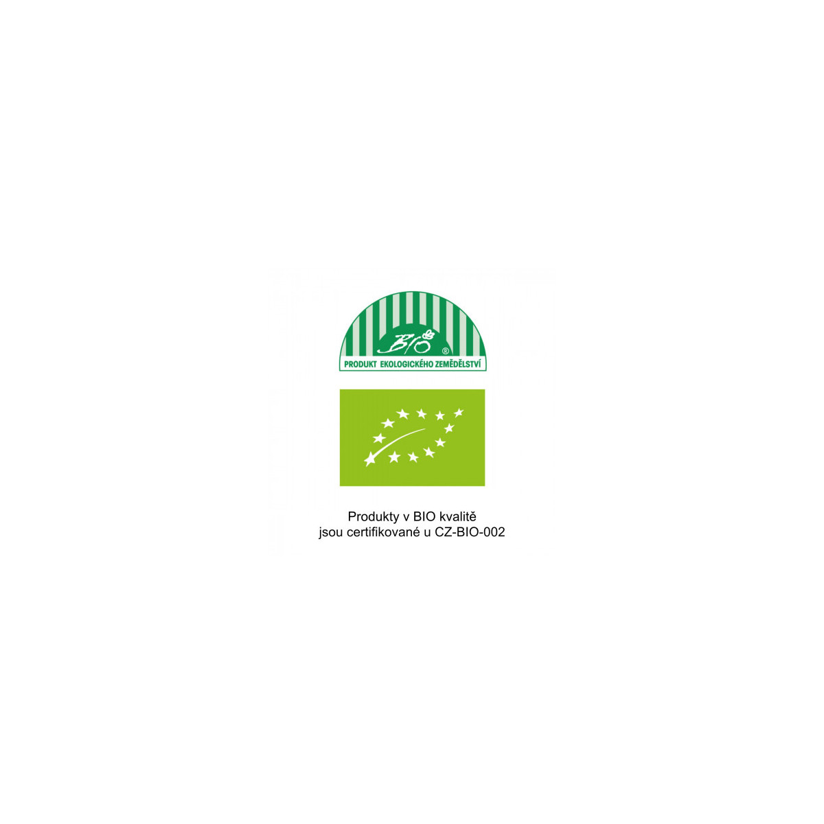 Produkty v BIO kvalitě jsou certifikované u CZ-BIO-002