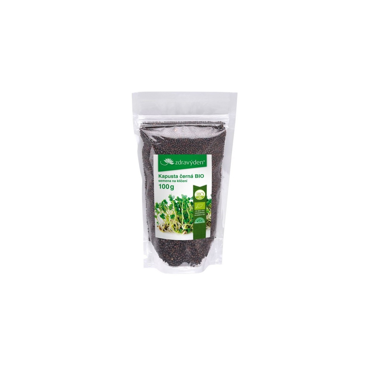 BIO Kapusta černá - Brassica Oleracea - bio semena na klíčení - 100 g