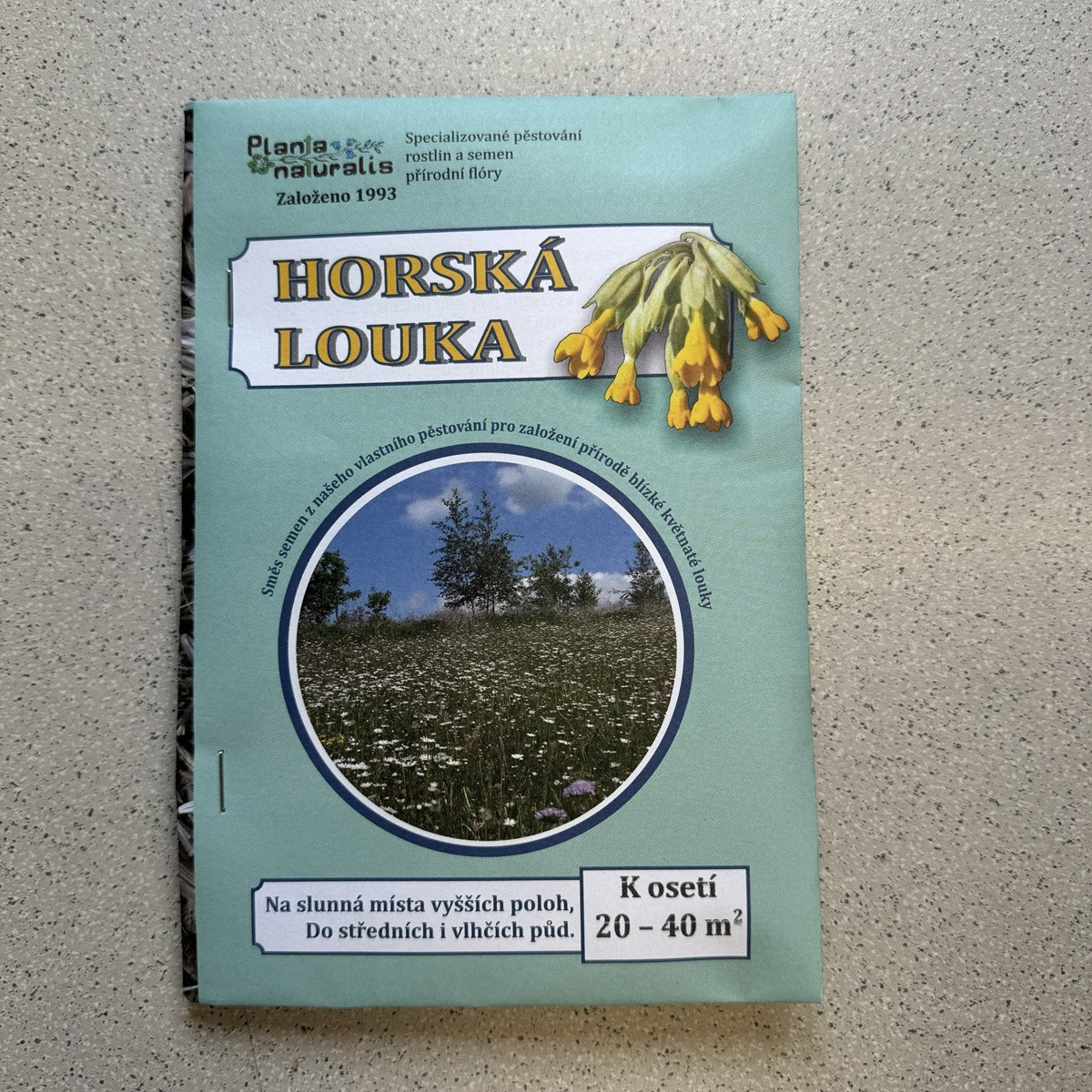 Horská louka - semena Planta Naturalis - směs - 40 g
