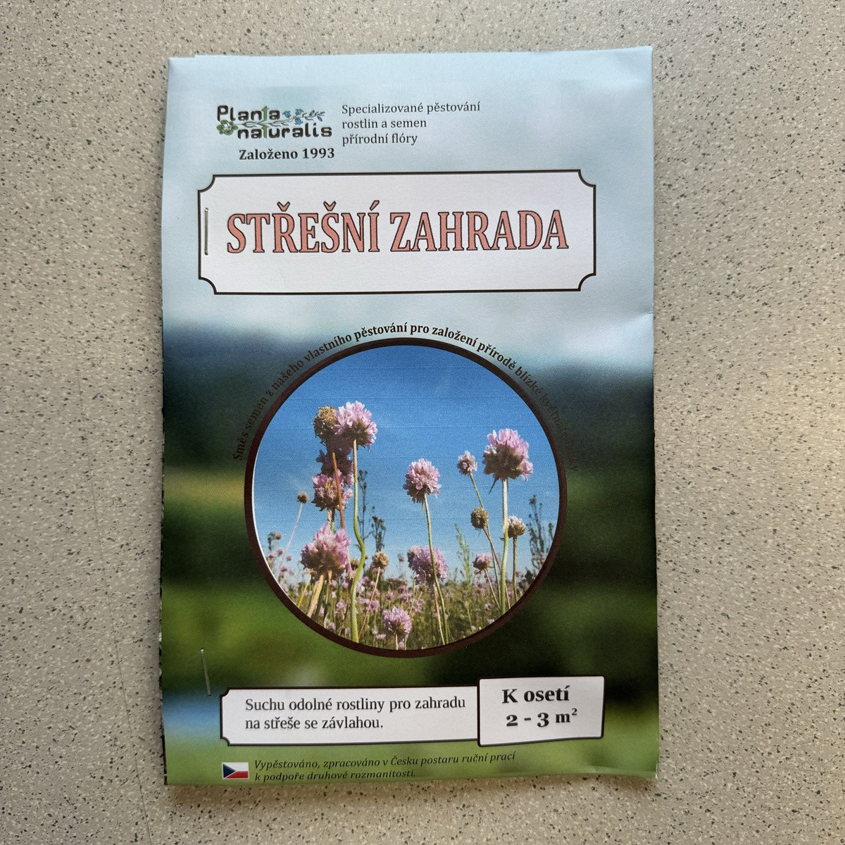 Střešní zahrada - semena Planta Naturalis - směs - 10 g