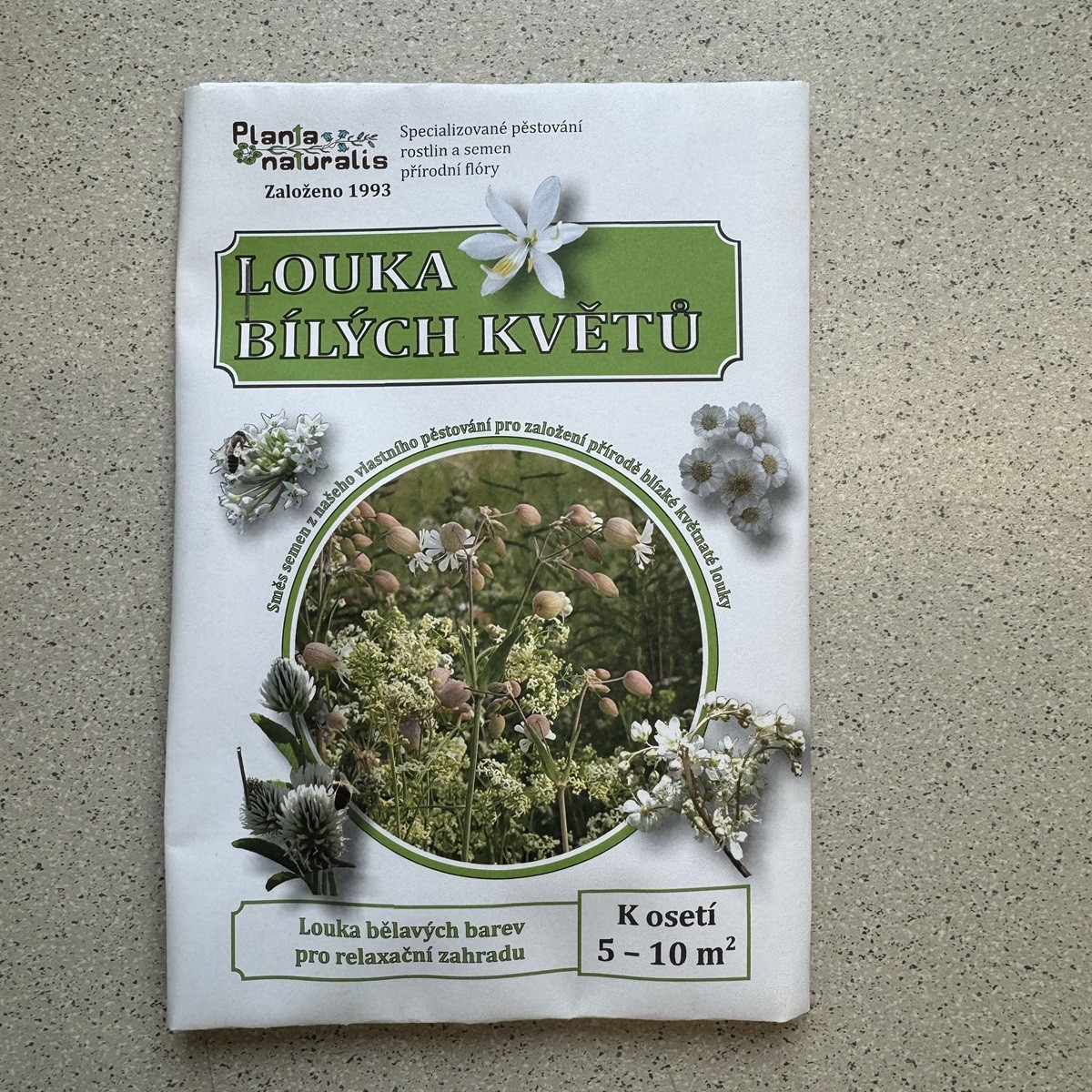 Bílá louka krajková - semena Planta Naturalis - směs - 10 g