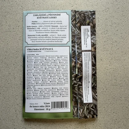 Vlhká louka květnatá - semena Planta Naturalis - směs - 10 g