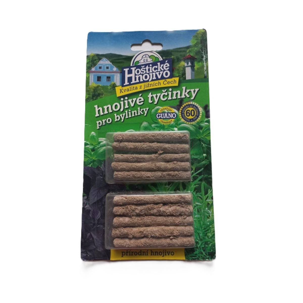 Hoštické tyčinkové hnojivo pro bylinky - hnojivo - 10 ks