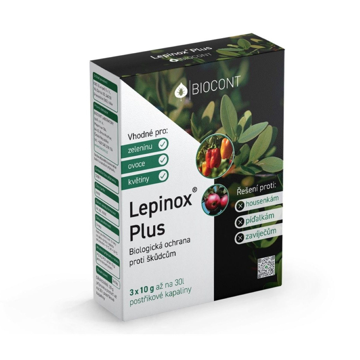Lepinox Plus - AgroBio - ochrana rostlin - 3 x 10 g