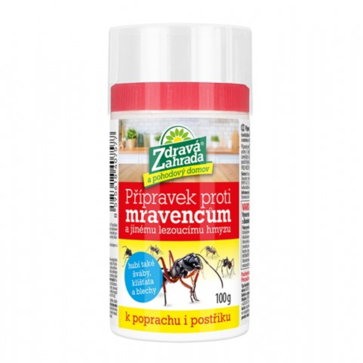 Přípravek proti mravencům, švábům a klíšťatům - ochrana proti hmyzu - 100 g