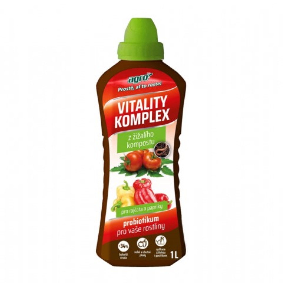 Vitality komplex na rajčata a papriky - hnojivo - 1 l