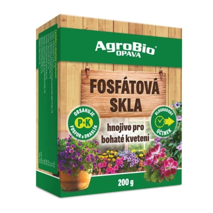 Fosfátová skla - hnojivo v prášku - AgroBio - hnojivo - 200 g