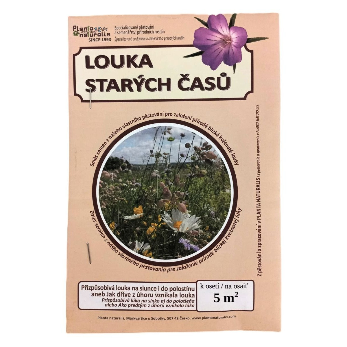 Louka starých časů - semena Planta Naturalis - směs - 10 g
