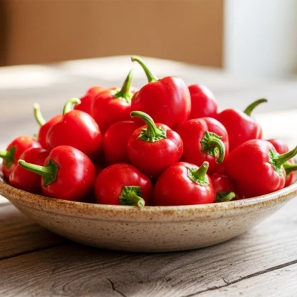 BIO Paprika Red Marble - Capsicum annuum - semena papriky - 6 ks