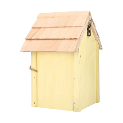 Ptačí budka žlutá Beach Hut Bonaire - 1 ks