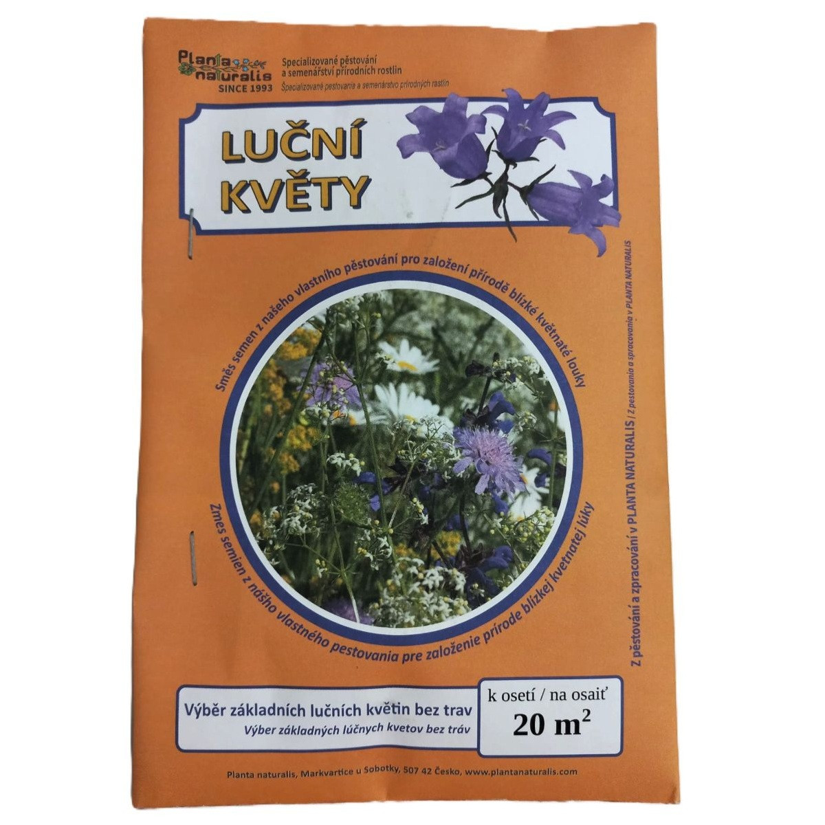 Luční květy na obohacení porostu - semena Planta Naturalis - směs - 40 g