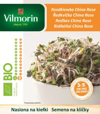 Bio ředkvička China Rose - bio semena na klíčky - 10 g
