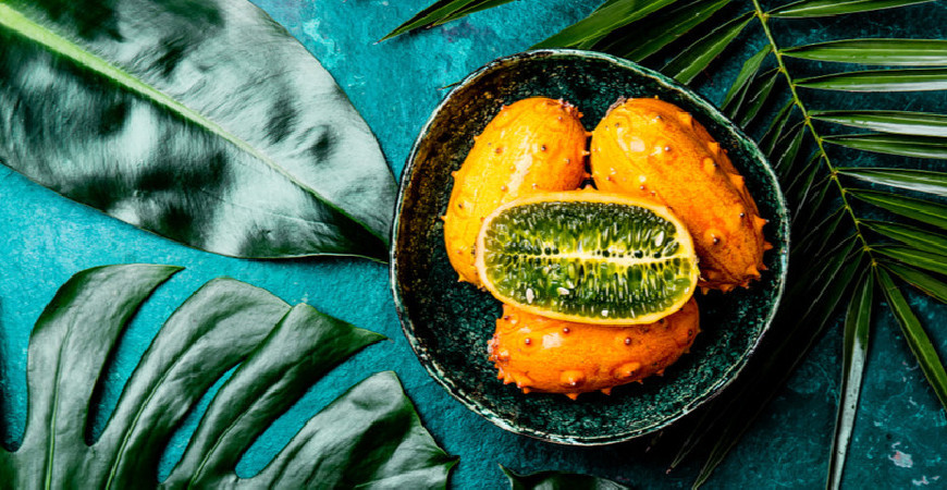 Kiwano, rohatý meloun nebo také africká okurka